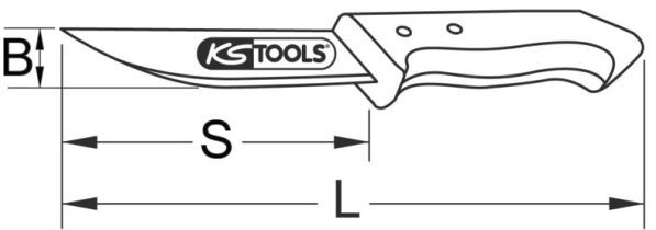 KS TOOLS Multifunktsionaalne nuga 963.9510